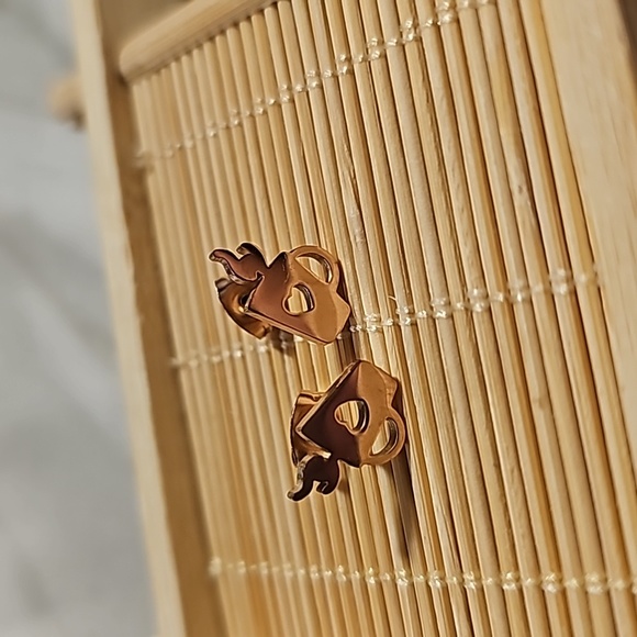 Coffee Latte Earrings - Picture 1 of 3